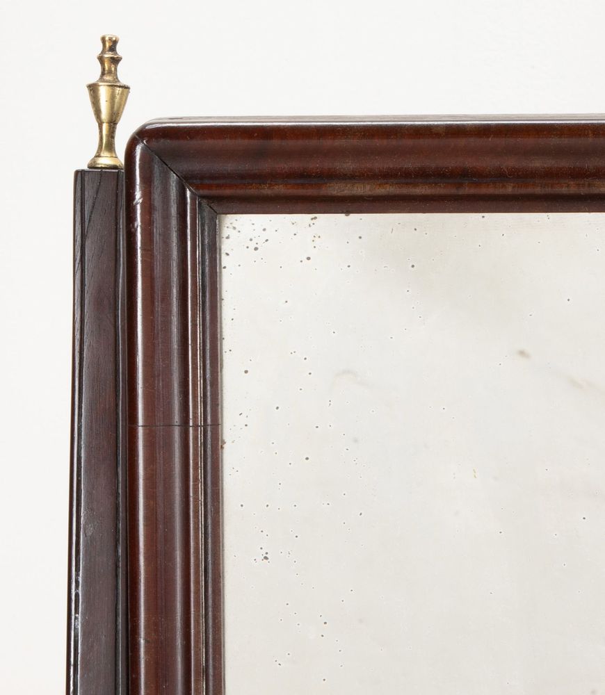 18th Century English George II Mahogany Dressing Table Mirror