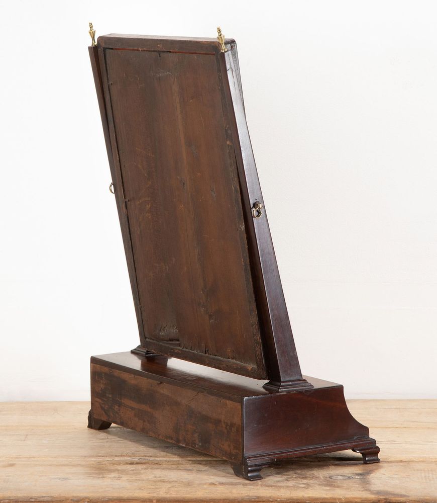 18th Century English George II Mahogany Dressing Table Mirror