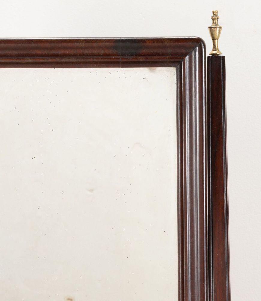 18th Century English George II Mahogany Dressing Table Mirror