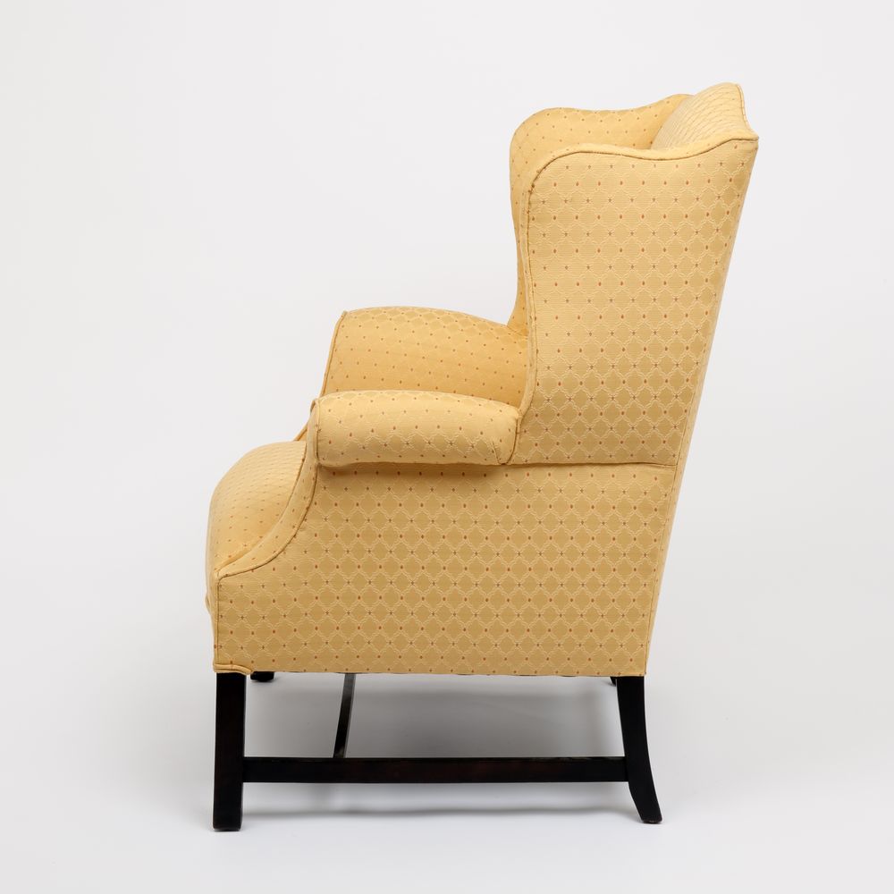 George III period wing armchair 