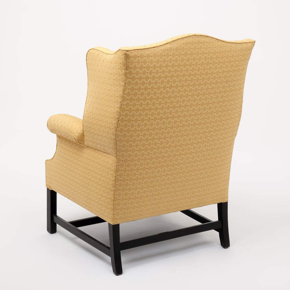 George III period wing armchair 