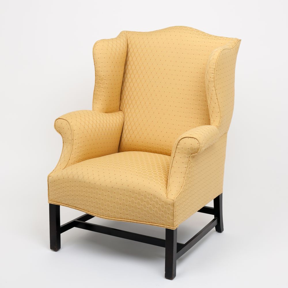 George III period wing armchair 