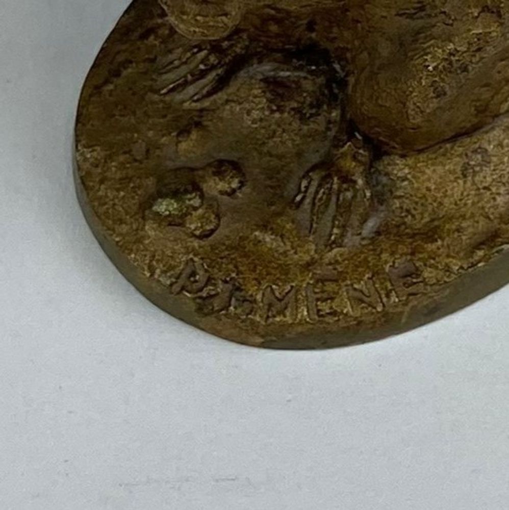 Miniature Gilt Bronze Model of a Squirrel by P.J. Méne