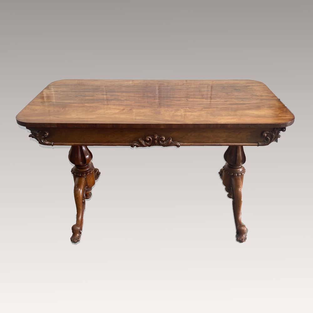 Early 19th Century Mahogany Library Table 