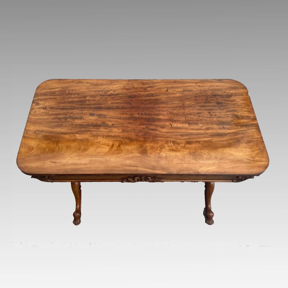 Early 19th Century Mahogany Library Table 