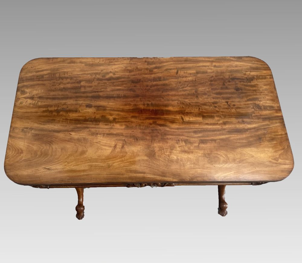 Early 19th Century Mahogany Library Table 