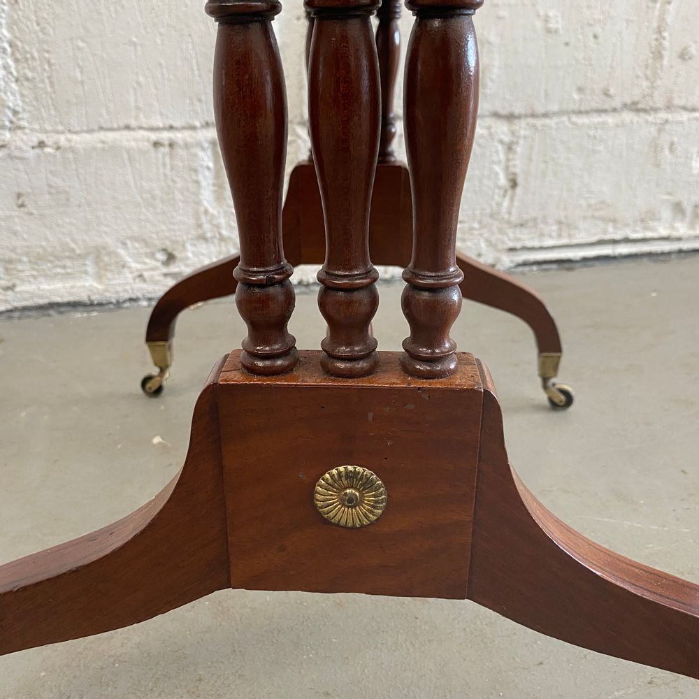 Regency mahogany drop-flap lamp/end/occasional/small-sofa table 