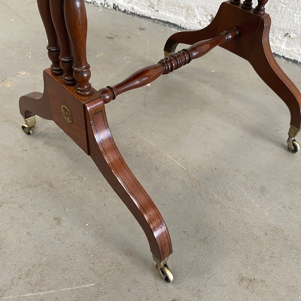 Regency mahogany drop-flap lamp/end/occasional/small-sofa table 