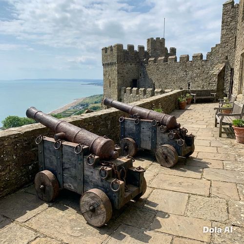 Pair Of 19th Century Country House Naval Canons