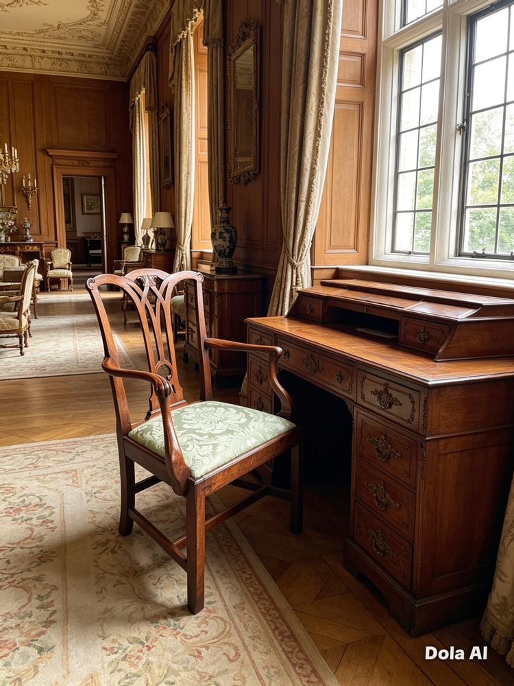 18th century Chippendale design Armchair