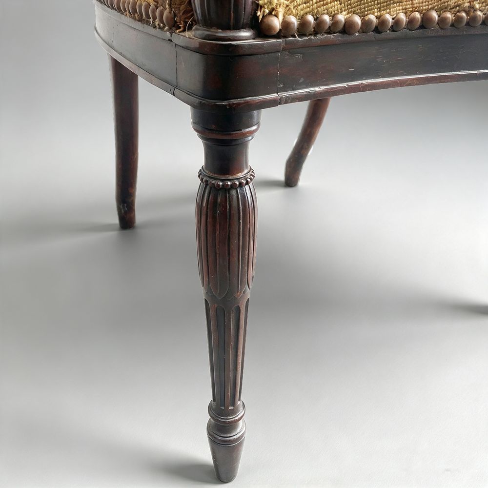 Set of Ten 10 (8+2 arms) Carved Wheelback Mayhew & Ince Dining Chairs 
