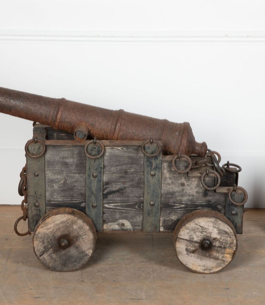 Pair Of 19th Century Country House Naval Canons