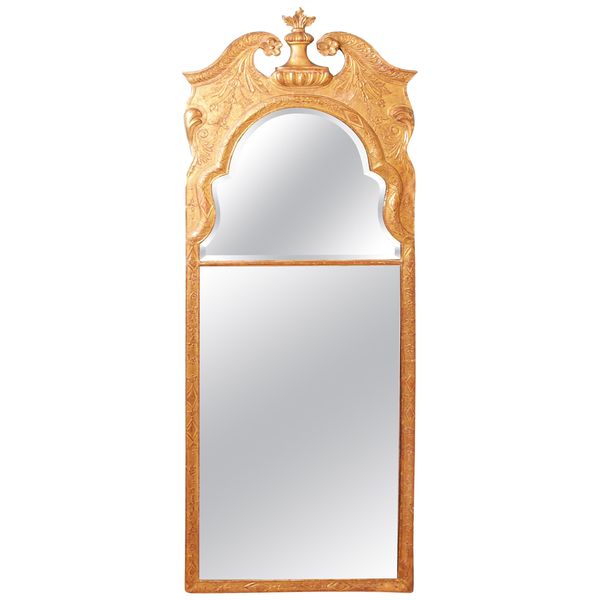 Early 18th Century Queen Anne Period Giltwood Pier Mirror