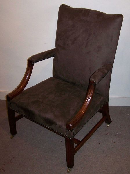 Antique Chippendale Gainsborough Armchair