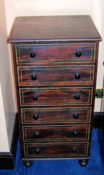 Faux Rosewood Chest