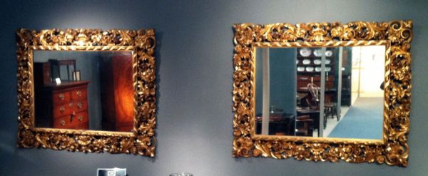 Antique Pair Of Italian Mirrors