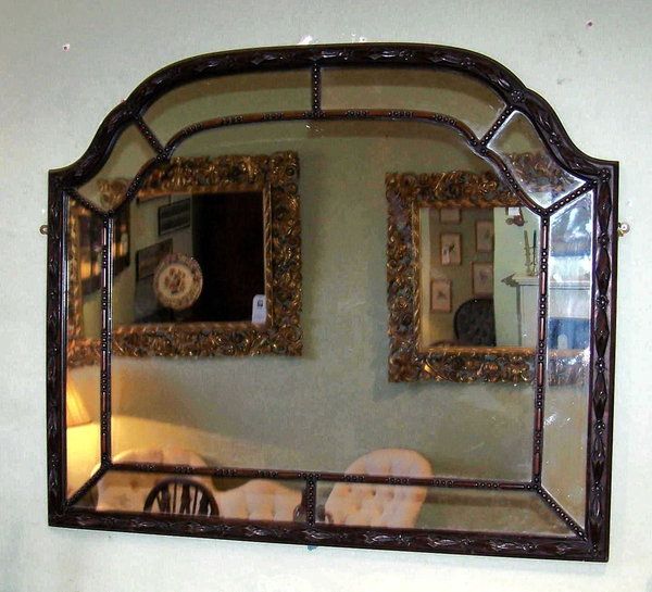 Mahogany Arched Mirror