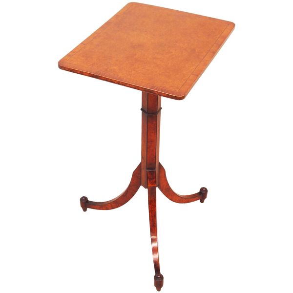 English Regency Thuya Wood Oblong Antique Wine Table