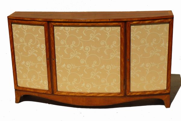 Sheraton Period Bow Front Side Cabinet