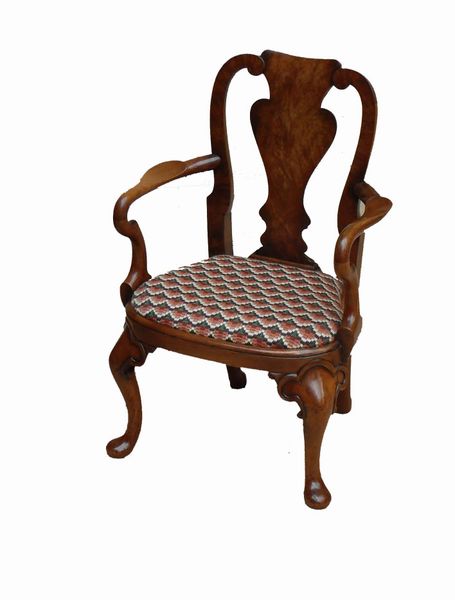 Antique Walnut Childs Chair