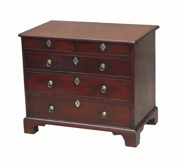 Early Antique Mahogany Chest Of Drawers