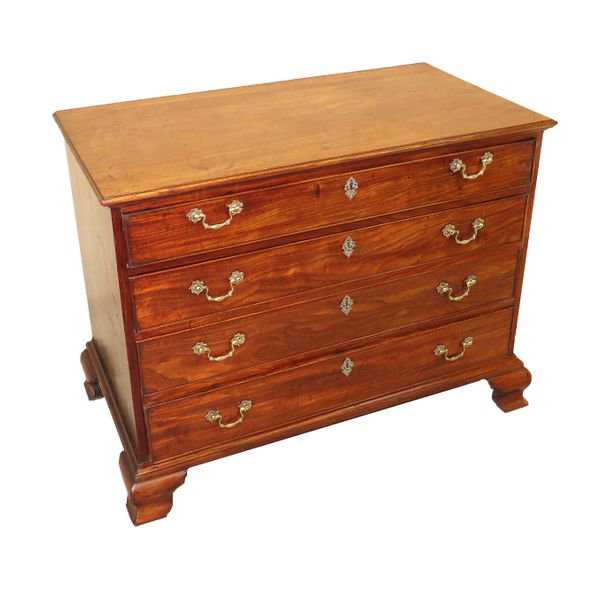 18th Century Chippendale Period Mahogany Chest of Drawers