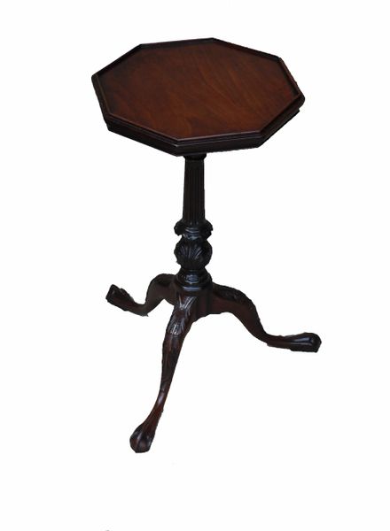 Antique Mahogany Kettle Stand Wine Table
