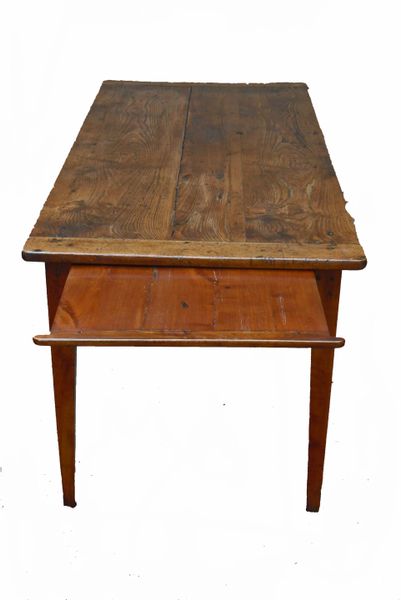 Antique French Elm Farmhouse Refectory Table