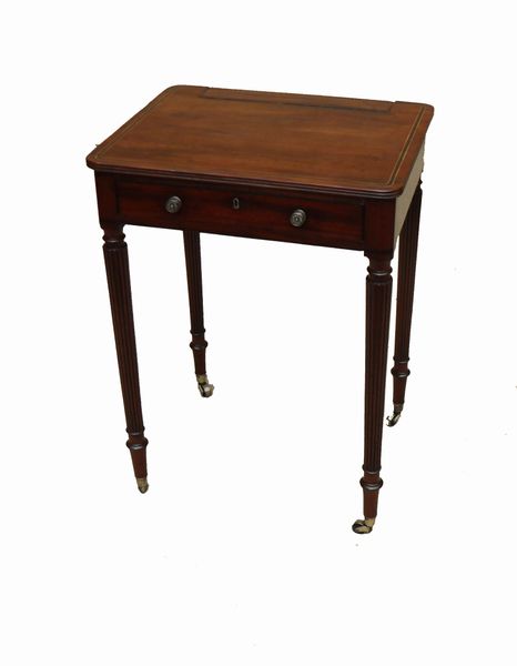 Antique Regency Period Mahogany Chamber Writing Table