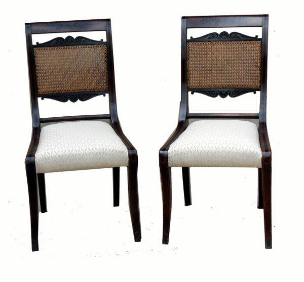 Antique Mahogany Pair Regency Period Single Chairs