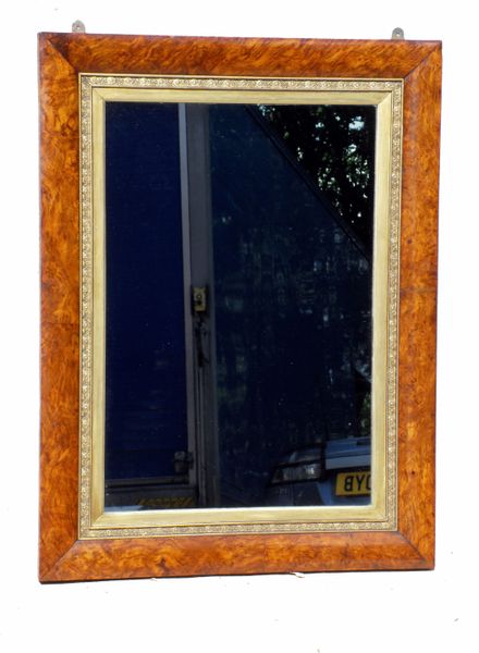Antique Burr Oak Mirror