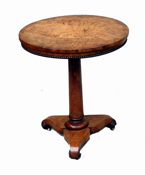 Antique Pollard Oak Lamp Table