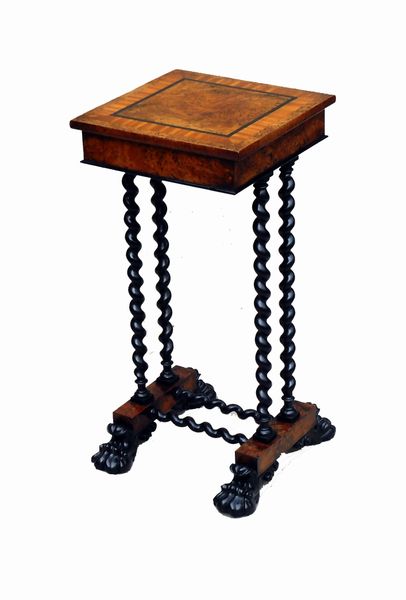 Antique Thuya Wood Occasional Table