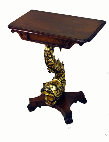 Antique Regency Rosewood Console Table