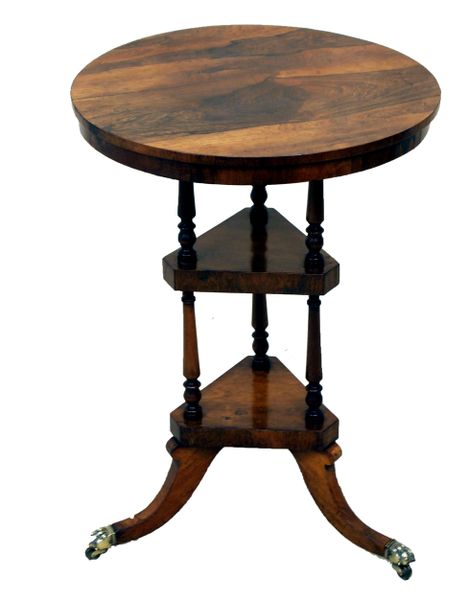 Antique Regency Rosewood Wine Table