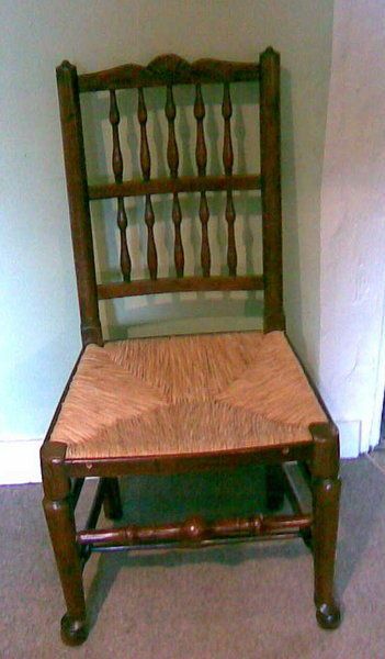 Set Of Fan & Spindle Back Chairs