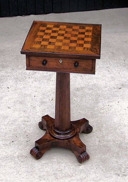 Rosewood Chess Top Table