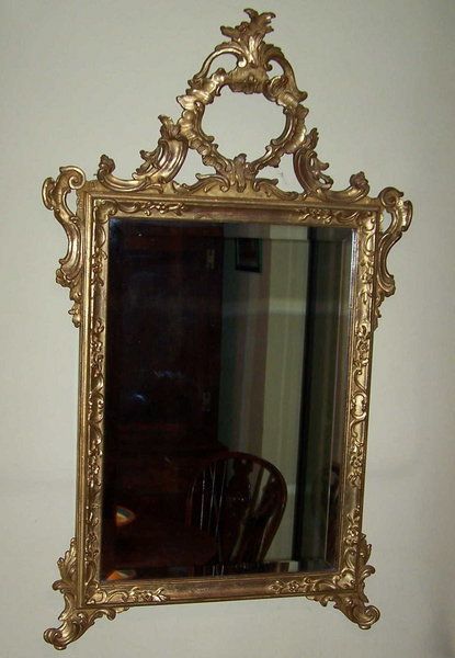 Antique French Gilt Wall Mirror