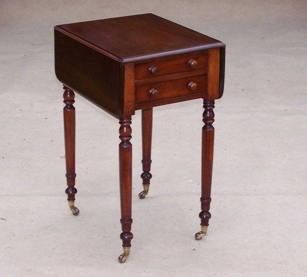 Antique Victorian Mahogany Baby Pembroke Table