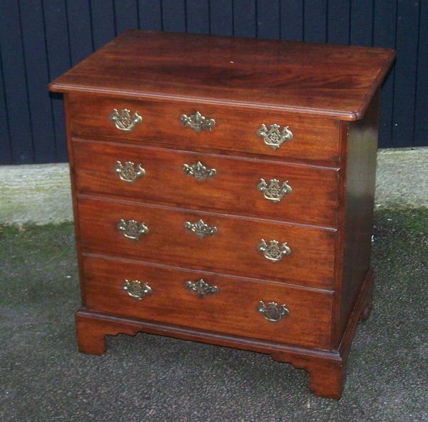 Antique Mahogany Chippendale Period Chest