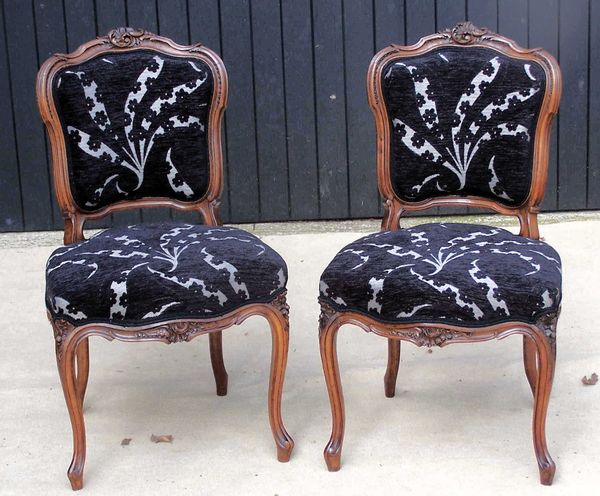 Antique Victorian Pair Of Chairs