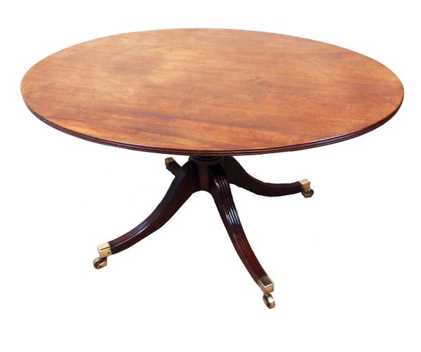 Antique Georgian Mahogany Oval Breakfast Table