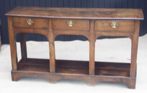 Georgian Oak Pot Board Dresser