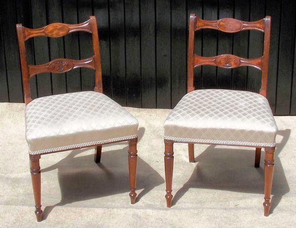 6 Antique Regency Dining Chairs