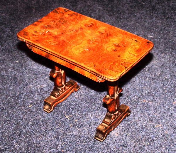 Miniature Pollard Oak Library Table
