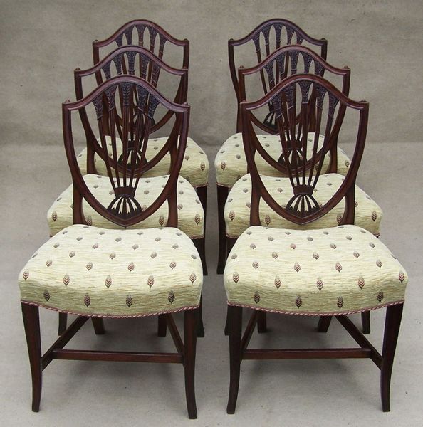 Set Of Six Georgian Dining Chairs