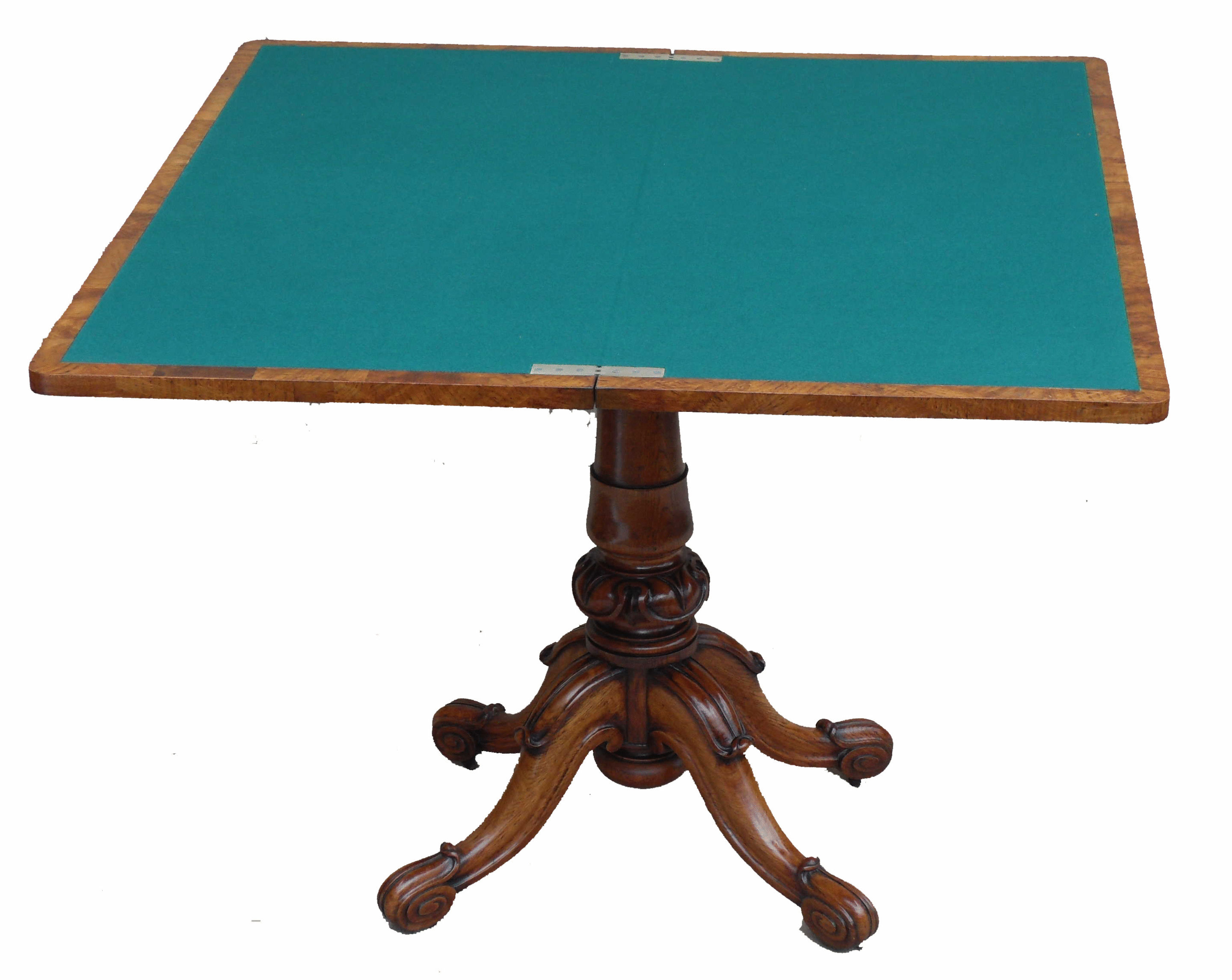 Oak Card Table Victorian Oak Card Table – S&S Timms Antiques