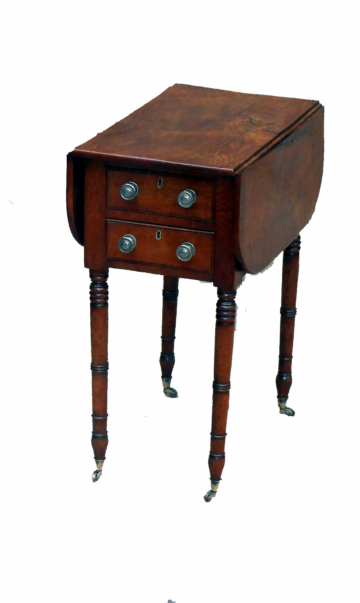 Antique Oak Baby Pembroke Table S&S Timms Antiques