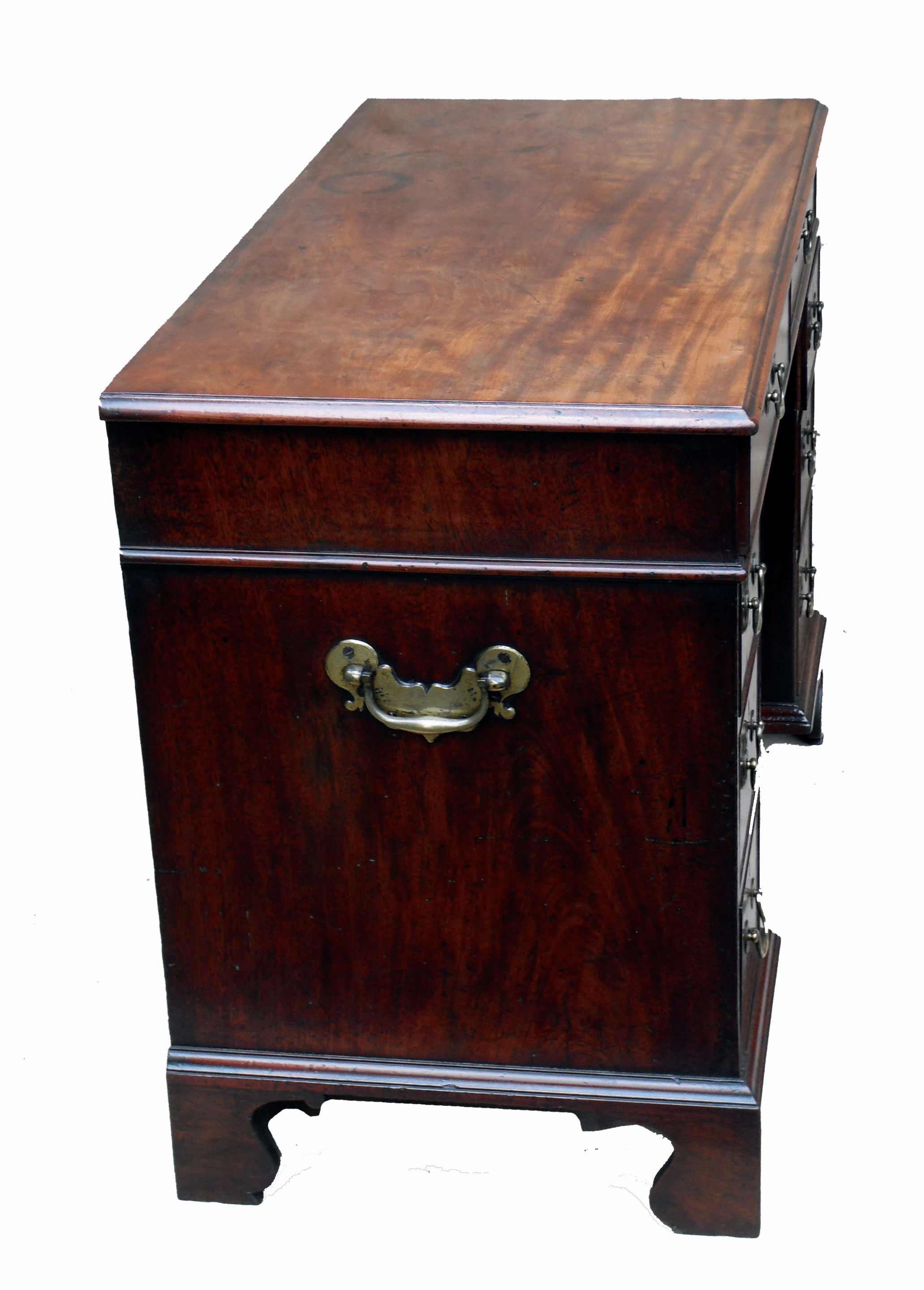 Antique Mahogany Kneehole Desk S&S Timms Antiques