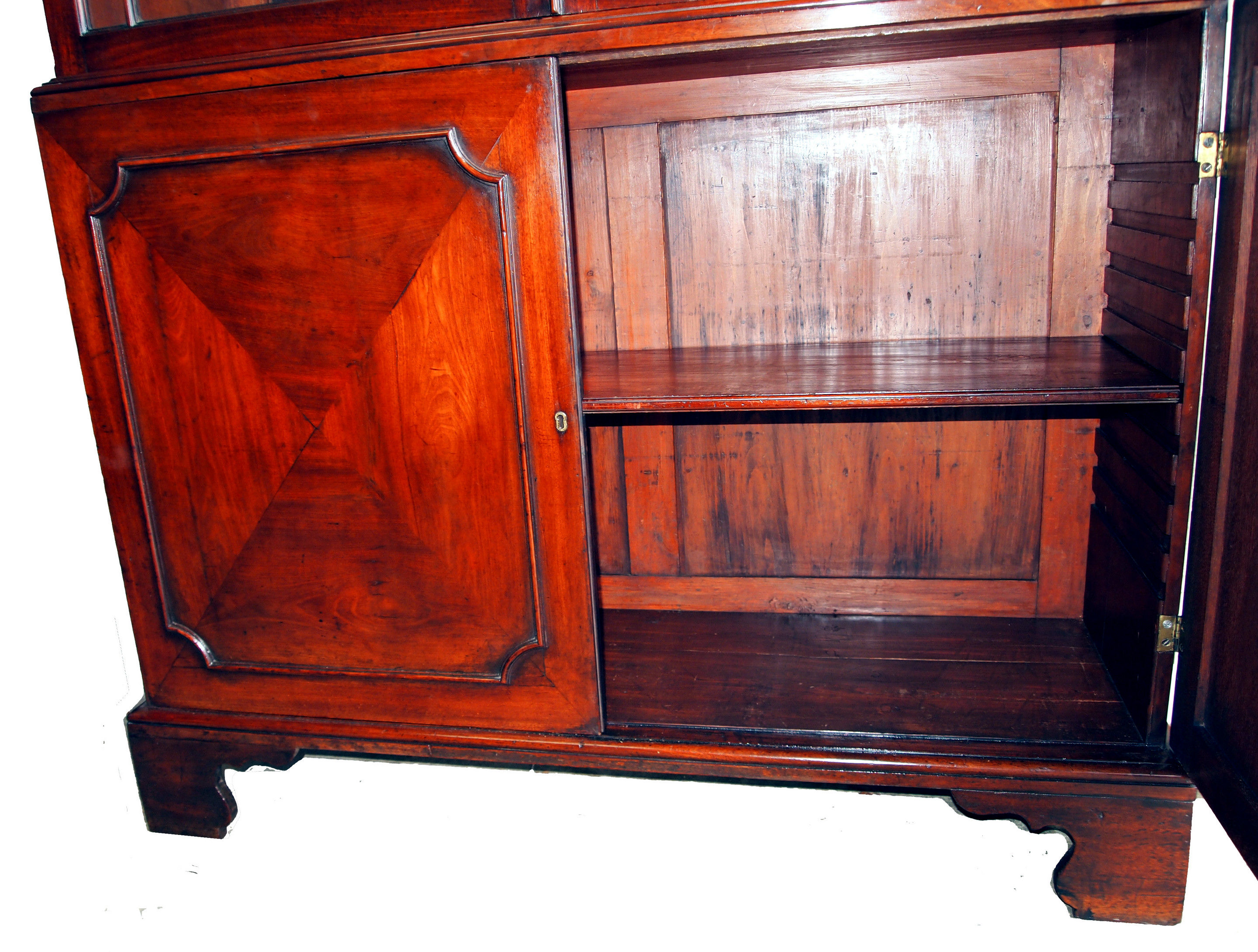 Antique Mahogany Library Bookcase S&S Timms Antiques
